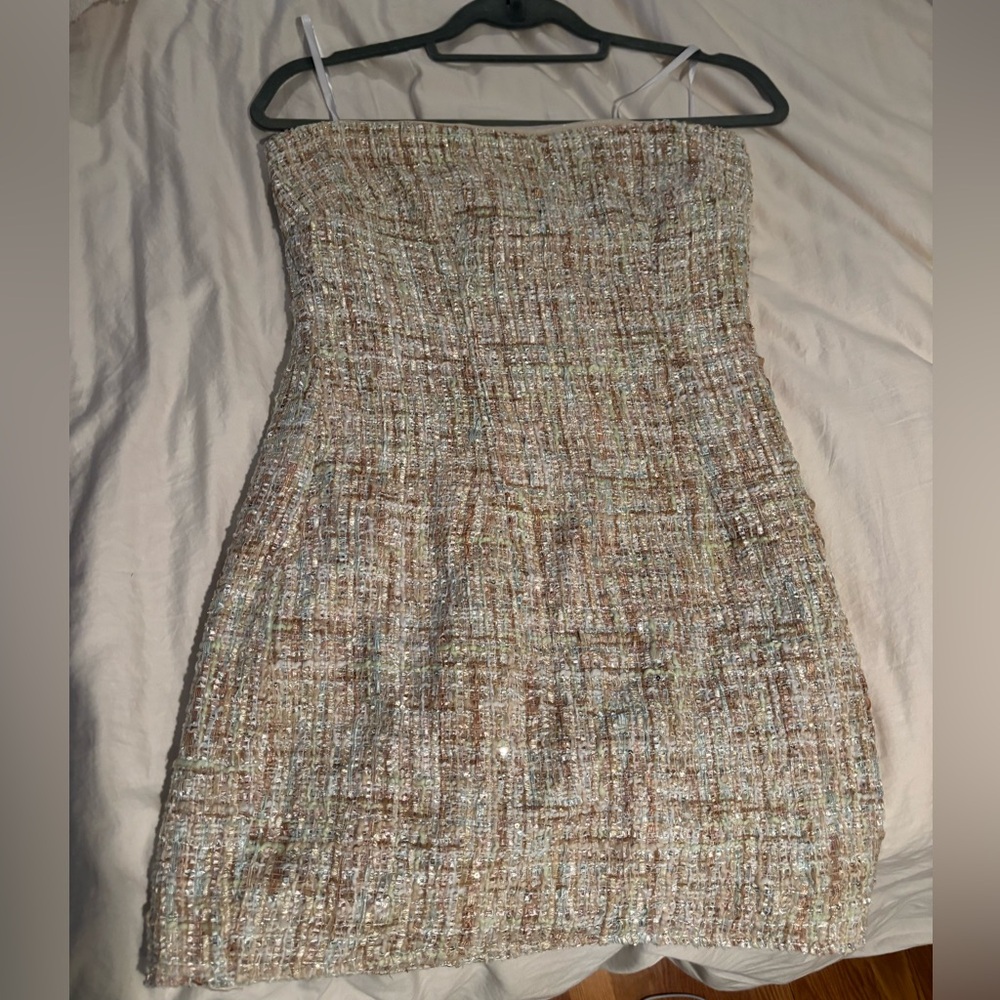 Superdown mini tweed dress